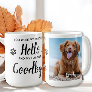 Photo personnalisée Pet Memorial Coffee Mug