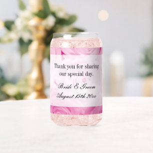 Photo personnalisée peut verre pour la fête de mar