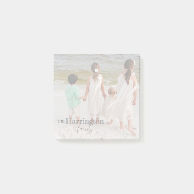 Photo personnalisée Post-it® Notes Nom de famille  (Devant)