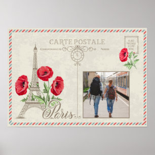 Photo personnalisée poster Paris France
