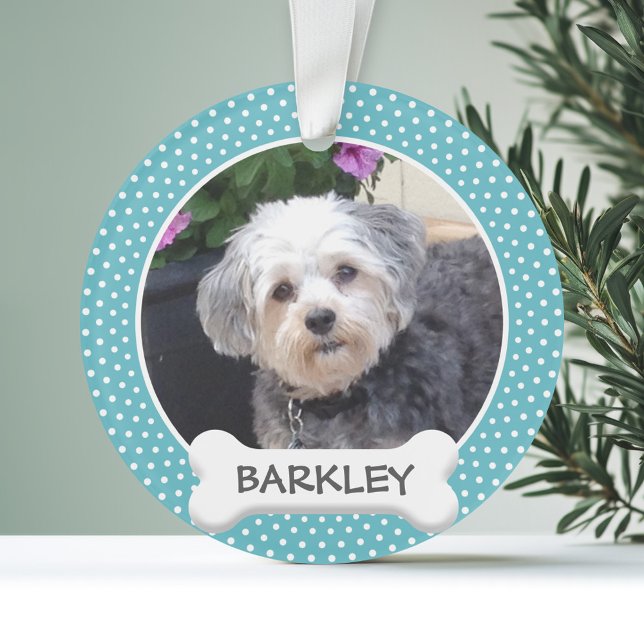 Photo personnalisée pour animaux de compagnie avec (Personalized Ornament with Photo - Pet)