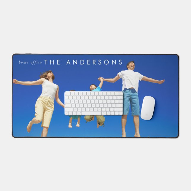 Photo personnalisée Premium Grand bureau à domicil (Clavier et souris)