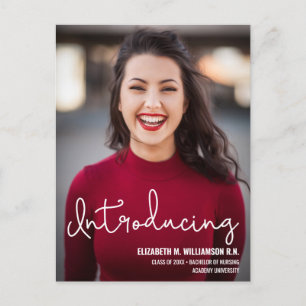 Photo personnalisée Présentation de la Faire-part