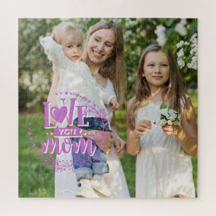 Photo personnalisée   Puzzle de Love You Mom