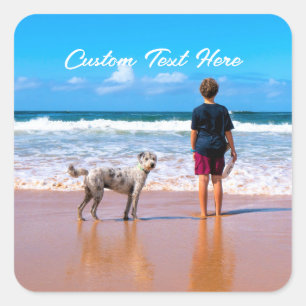 Photo personnalisée Sticker texte de vos photos av