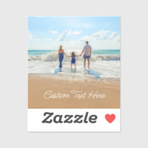 Photo personnalisée Sticker Texte de vos photos Co