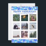 PHOTO PERSONNALISÉE Sweaters Hanoukka moches carte<br><div class="desc">Customisez cette carte à plat en ajoutant votre propre texte et photos à l'avant ou à l'arrière. Il y a une grille devant les photos qui facilite l'utilisation de toutes les photos de taille que vous avez et les garde alignés et en format carré. Vous pouvez supprimer la grille ou...</div>