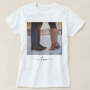 Photo personnalisée T-Shirt Vos Photos Romantiques