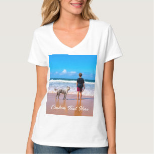 Photo personnalisée T-Shirt Your Pet Photos et Tex
