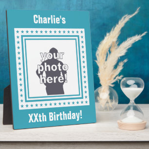 PHOTO PERSONNALISÉE, TEXTE ET plaque COULEUR