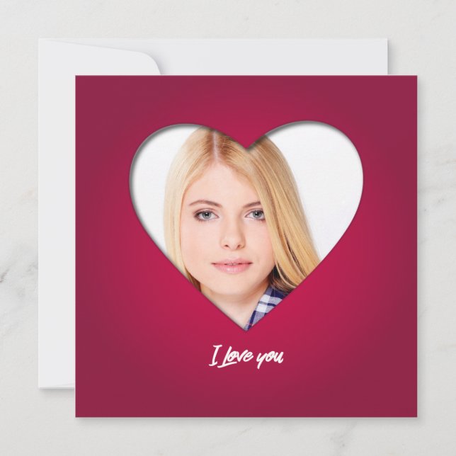 Photo personnalisée Valentine (Devant)