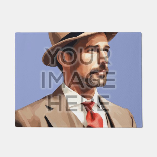 Photo personnalisée Zone photo Tapis Carré Image (Devant)