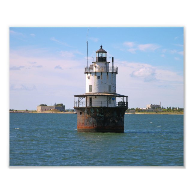 Photo Phare de Butler Flats, Massachusetts Impression ph (Devant)