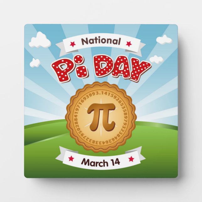 Photo Pi Day Plaque (Devant)