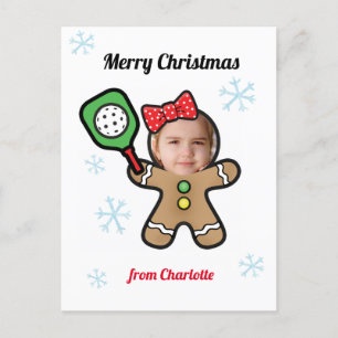 Photo Pickleball Gingpain fille Carte postale