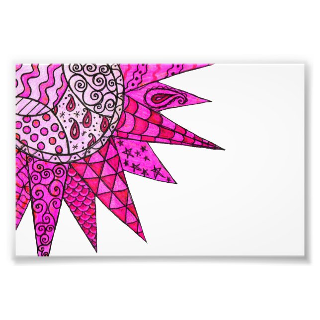 Photo Pink Sunshine - impression photographique (Devant)