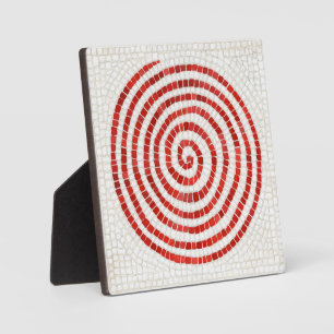 Photo PINWHEEL MOSAIC Plaque Carré de 5,25" avec Easel