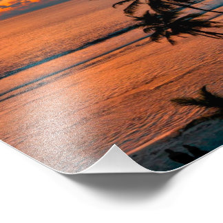 PHOTO PLAGE COUCHE DE SOLEIL