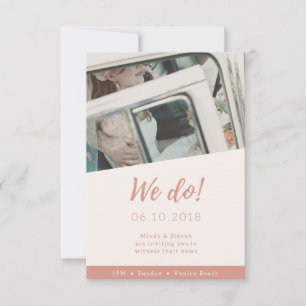 Photo Plage Lumière Mariage Invitation Portrait