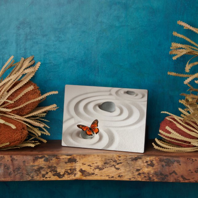Photo Plaque à papillon Art déco (Côté)
