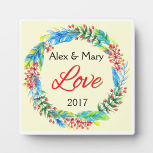 Photo Plaque Amour de couple