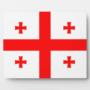 Photo Plaque avec drapeau de la Géorgie