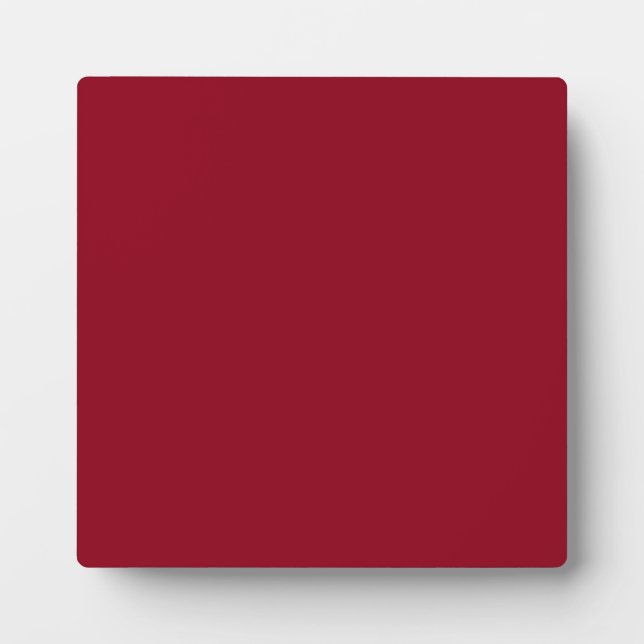 Photo Plaque avec fond bordeaux foncé rouge (Devant)