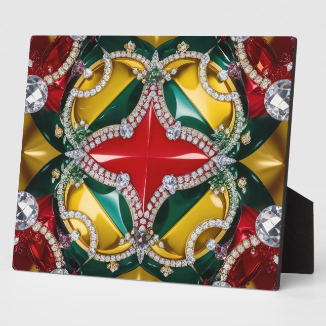 Photo Plaque avec Los Angeles Colors Design moderne (Côté)