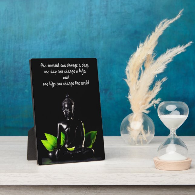 Photo Plaque Bouddha Citation 2 (Côté)
