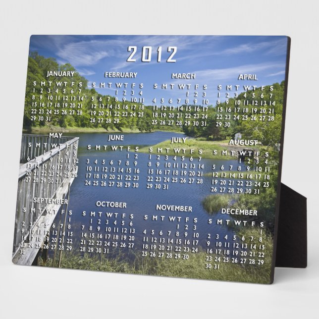 Photo Plaque calendrier de la rivière Bear (Côté)