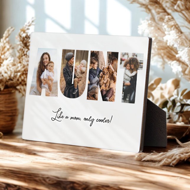 Photo Plaque Collage de photos de tante (Créateur téléchargé)