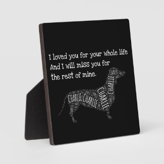 Photo Plaque commémorative de chien - Chien personnalisé