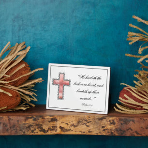 Photo Plaque commémorative élégante de sympathie chrétie