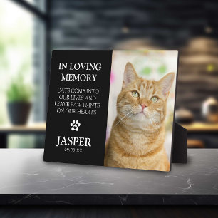 Photo Plaque commémorative moderne pour animaux de compa