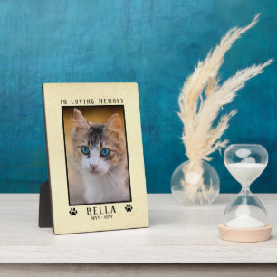 Photo Plaque commémorative personnalisée pour animal de 