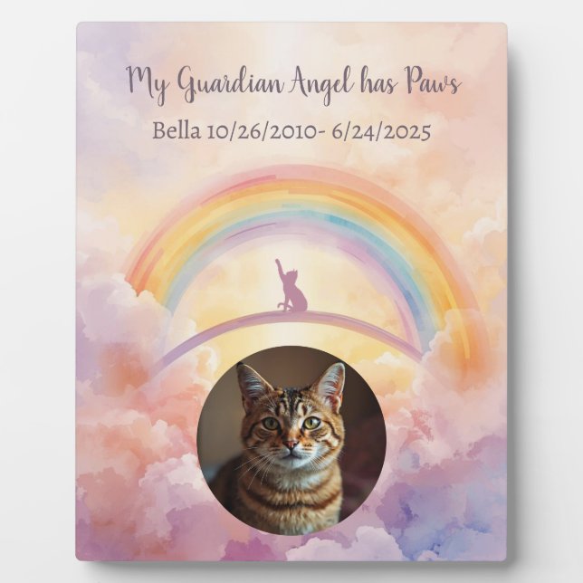 Photo Plaque commémorative Pont Arc-en-ciel Chat à l'aqu (Devant)