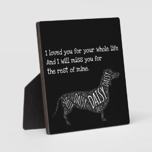 Photo Plaque commémorative pour chien - Plaque personnal