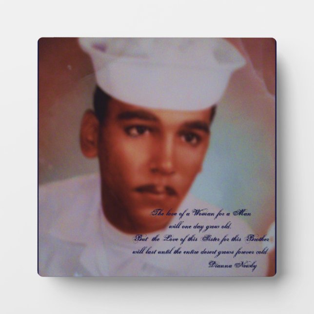 Photo Plaque d'amour frère et soeur (Devant)