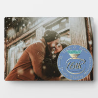 Plaque d'anneau du 16e anniversaire du Mariage