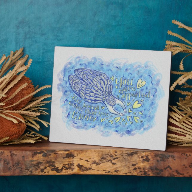 Photo Plaque d'art du soutien et de l'amour de l'Archang (Côté)