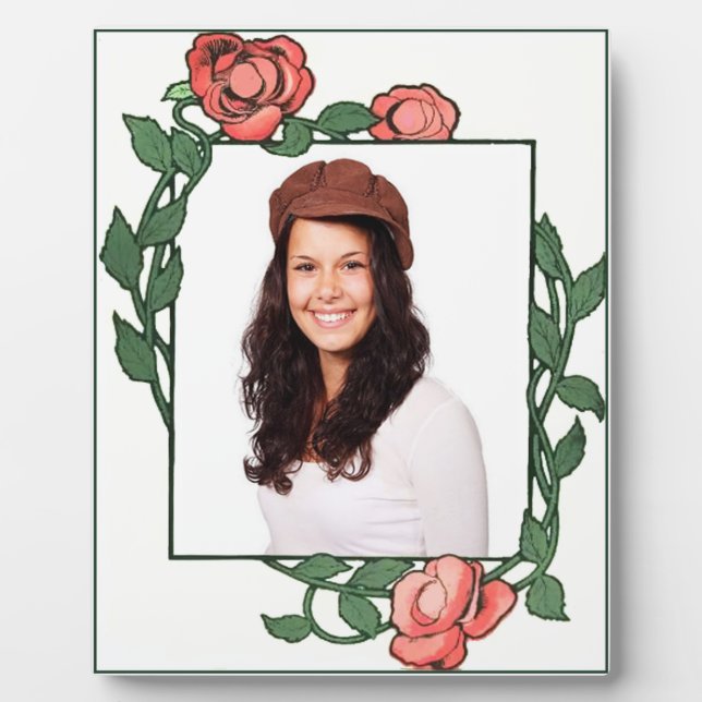 Photo Plaque de cadre rose (Devant)