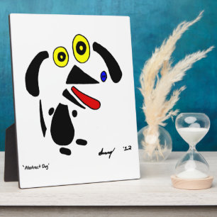 Photo Plaque de chien Abstraite