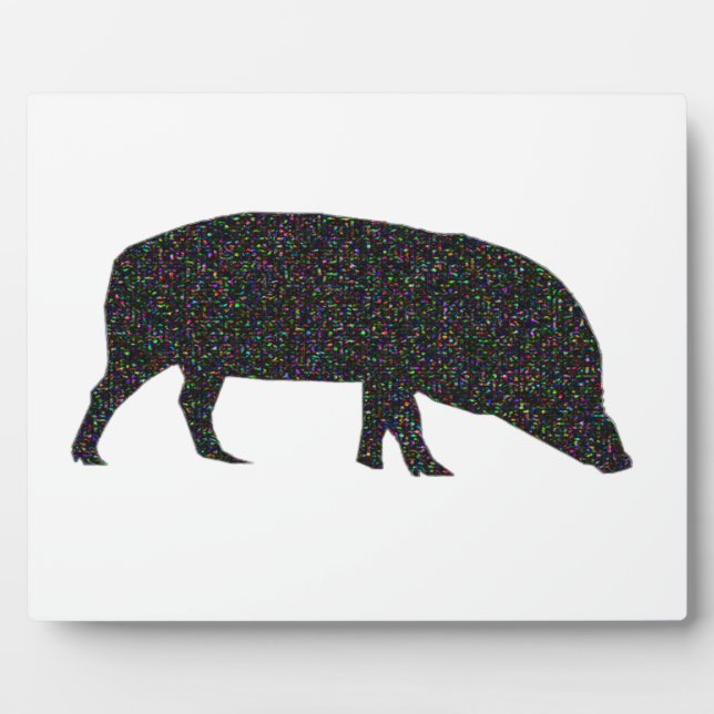 Photo Plaque de cochon mousseux (Devant)