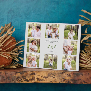 Photo Plaque de collage de la famille de huit photos per