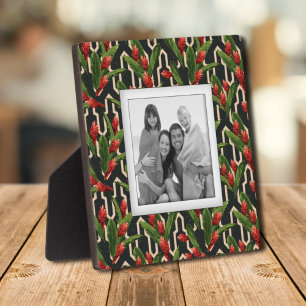 Photo Plaque de conservation de photos de famille floral