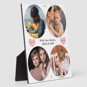 Photo Plaque de famille à 4 photos « Toujours avec amour