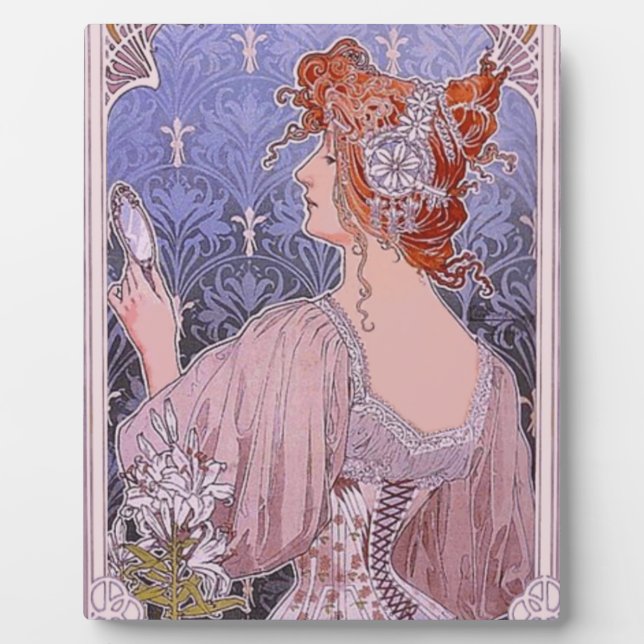 Photo Plaque de femme cordée (Devant)