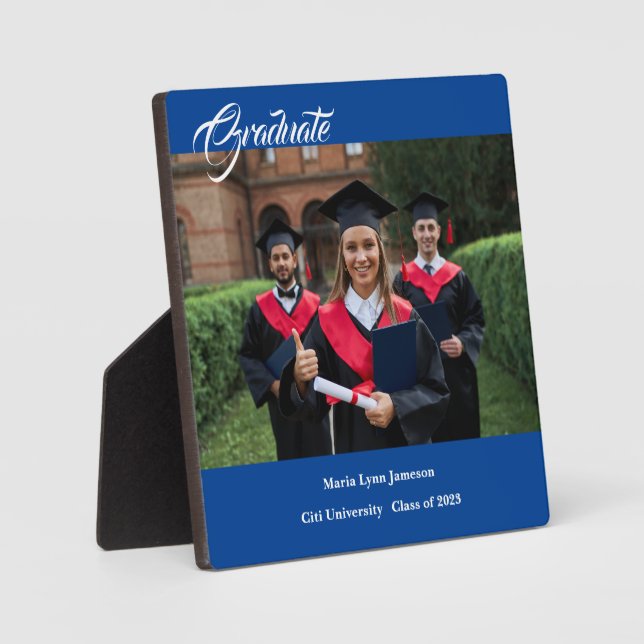 Photo Plaque de fin d'études (Recto)