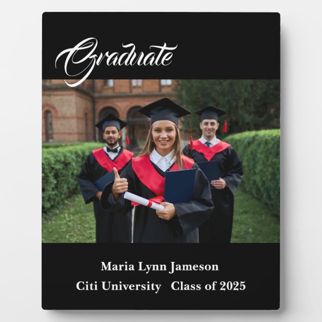 Photo Plaque de fin d'études (Devant)