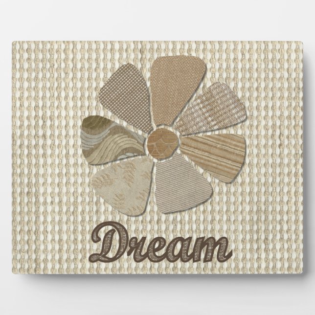 Photo Plaque de fleur de tissu de collection de rêve (Devant)